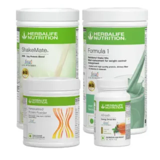 Formula 1 Paan Nutritional Shake, Shakemate, 200g Protein Powder, and Afresh Energy Drink Mix Wellness Pack