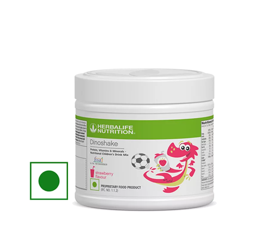 Dinoshake Nutritional Children's Drink Mix - Strawberry -200 gms